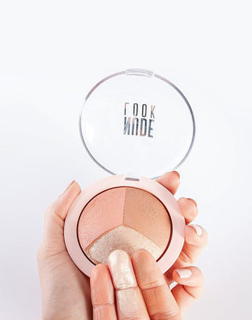 Nude Look Baked Trio Face Powder