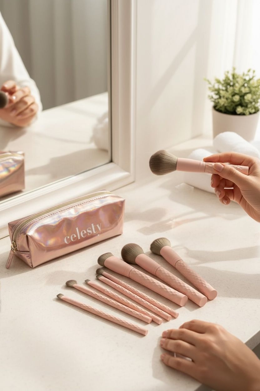 Celesty Brush Set w/Bag 10pcs