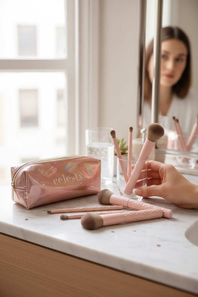 Celesty Brush Set w/Bag 7pcs