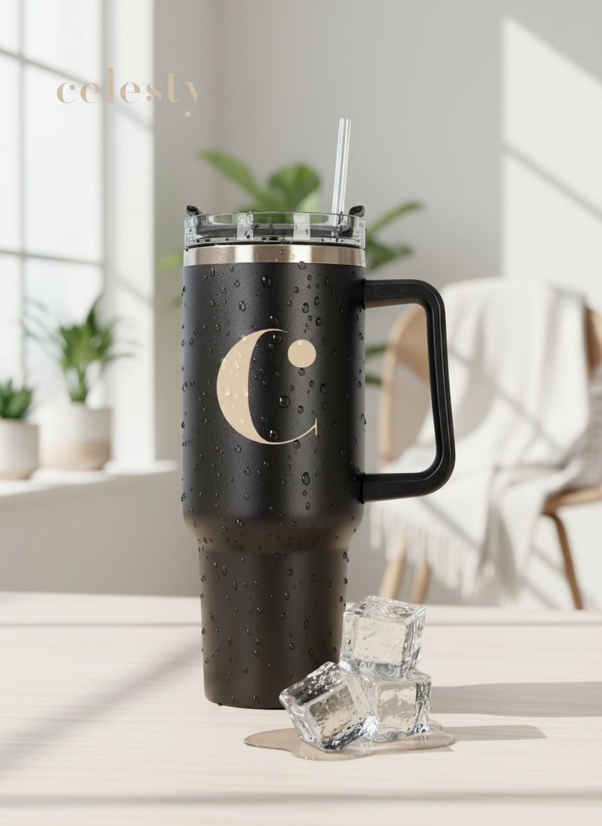 Gobelet isotherme à double paroi en acier inoxydable