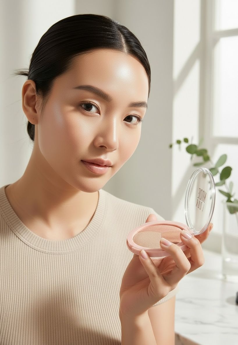 Nude Look Baked Trio Face Powder