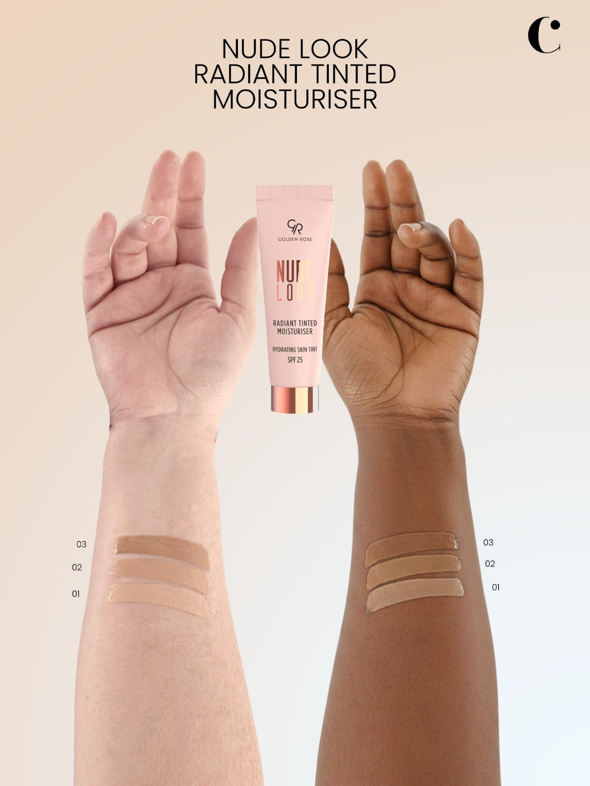 Nude Look Radiant Tinted Moisturiser