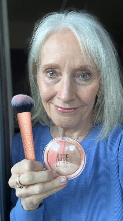 Nude Look Baked Trio Face Powder