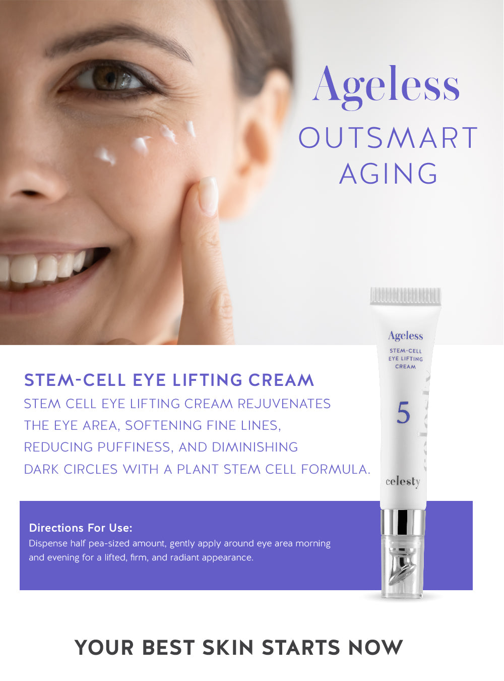 Stem Cell Eye Lifting Cream – Revitalizing Eye Area with Peptides