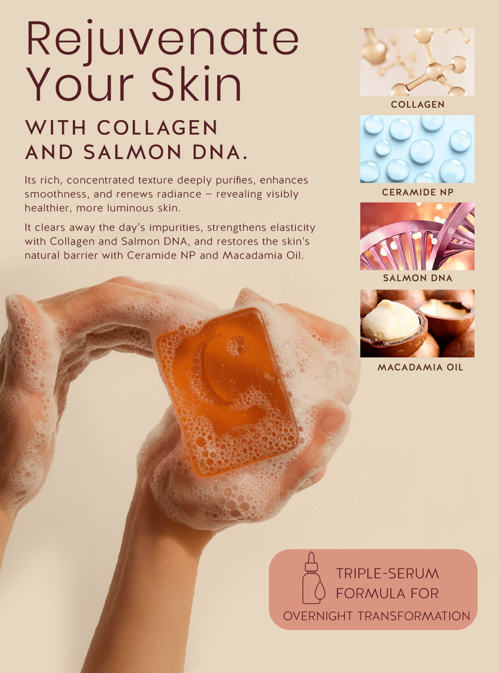 Collagen Night Cleansing Bar