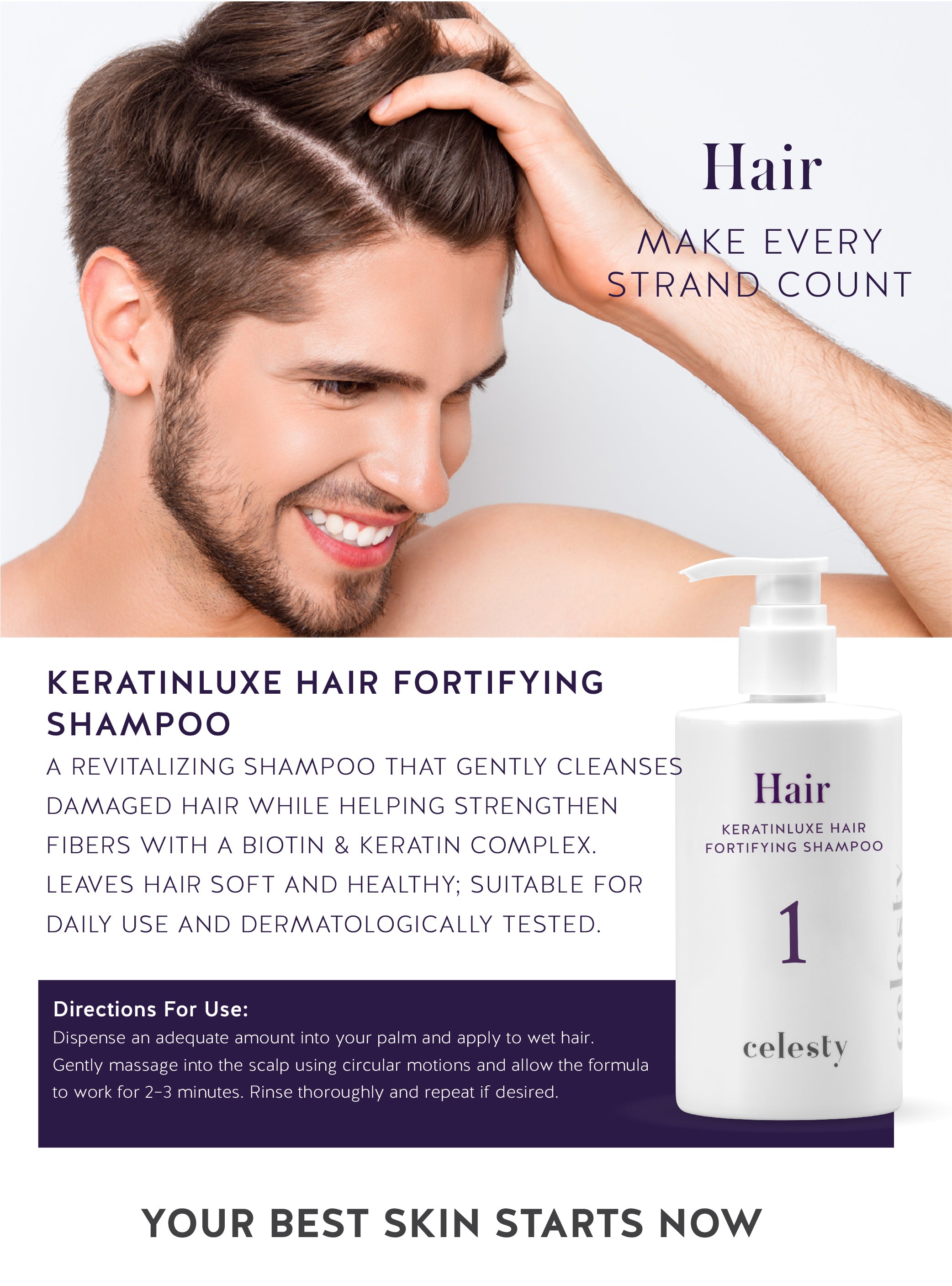 KeratinLuxe Hair Fortifying Shampoo
