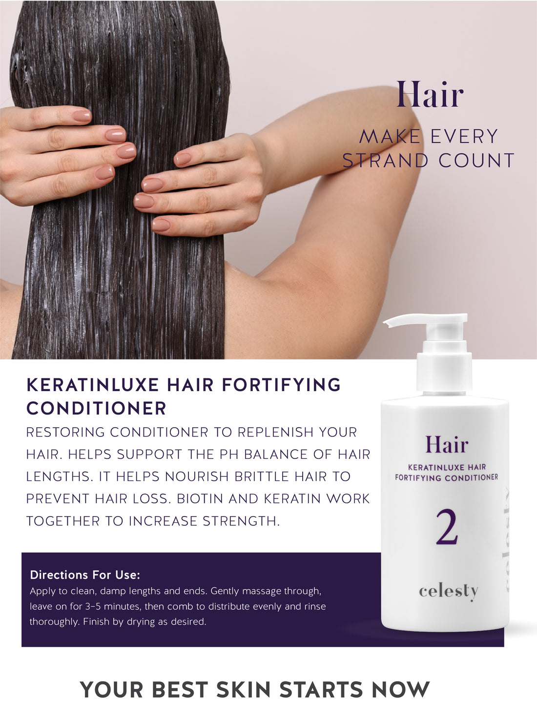 KeratinLuxe Hair Fortifying Conditioner