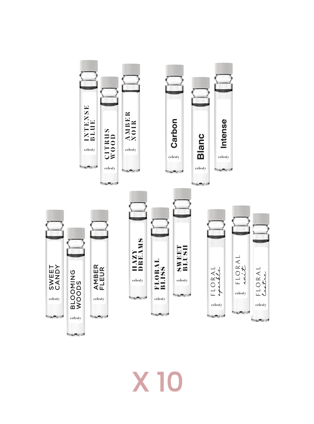 10 Pack of Fragrance Samples 15pcs