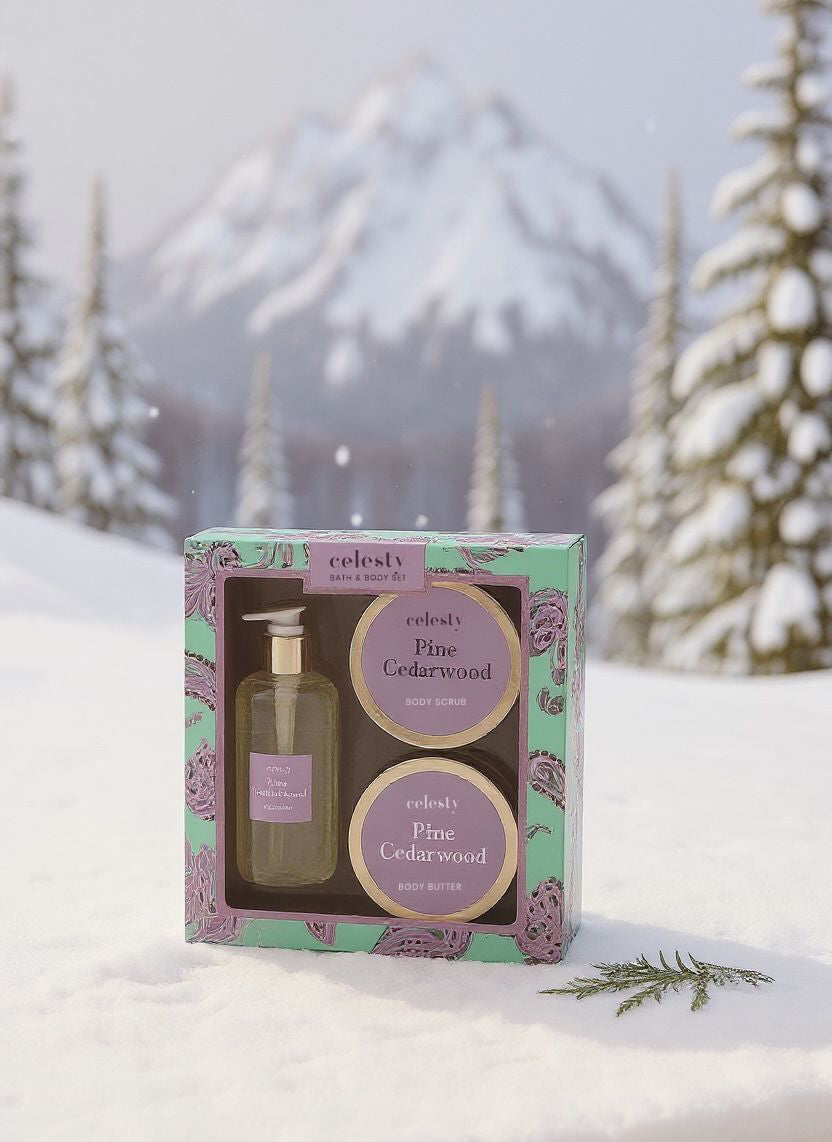 Bath & Body Set – Pine Cedarwood