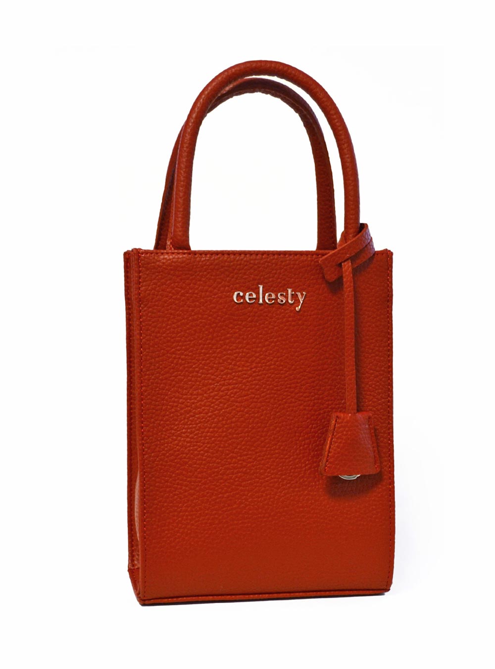 Celesty Mini Tote - Dark Red