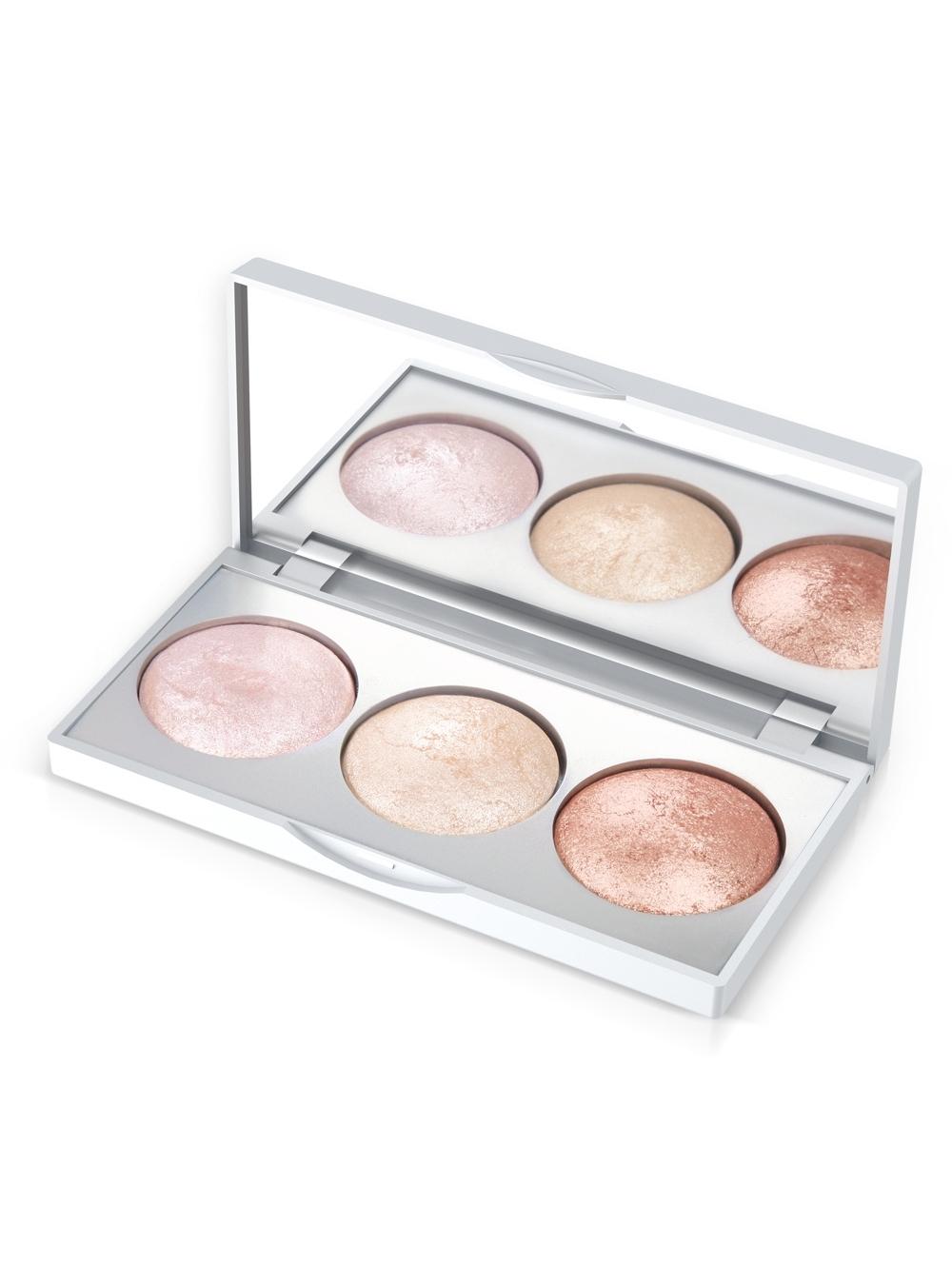 Strobing Highlighter Palette - Pink Gold Bronze