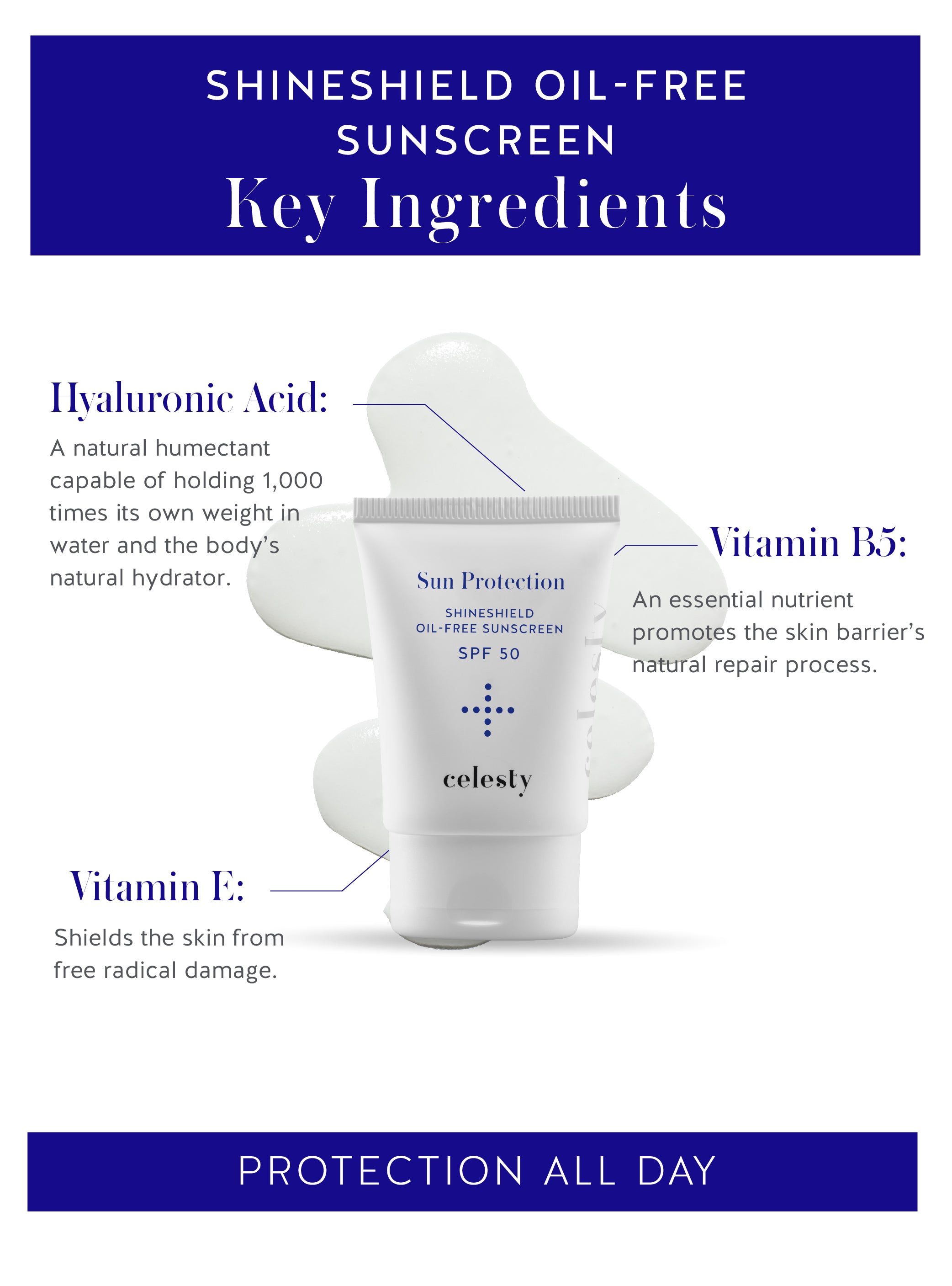 ShineShield Oil - Free Sunscreen SPF 50