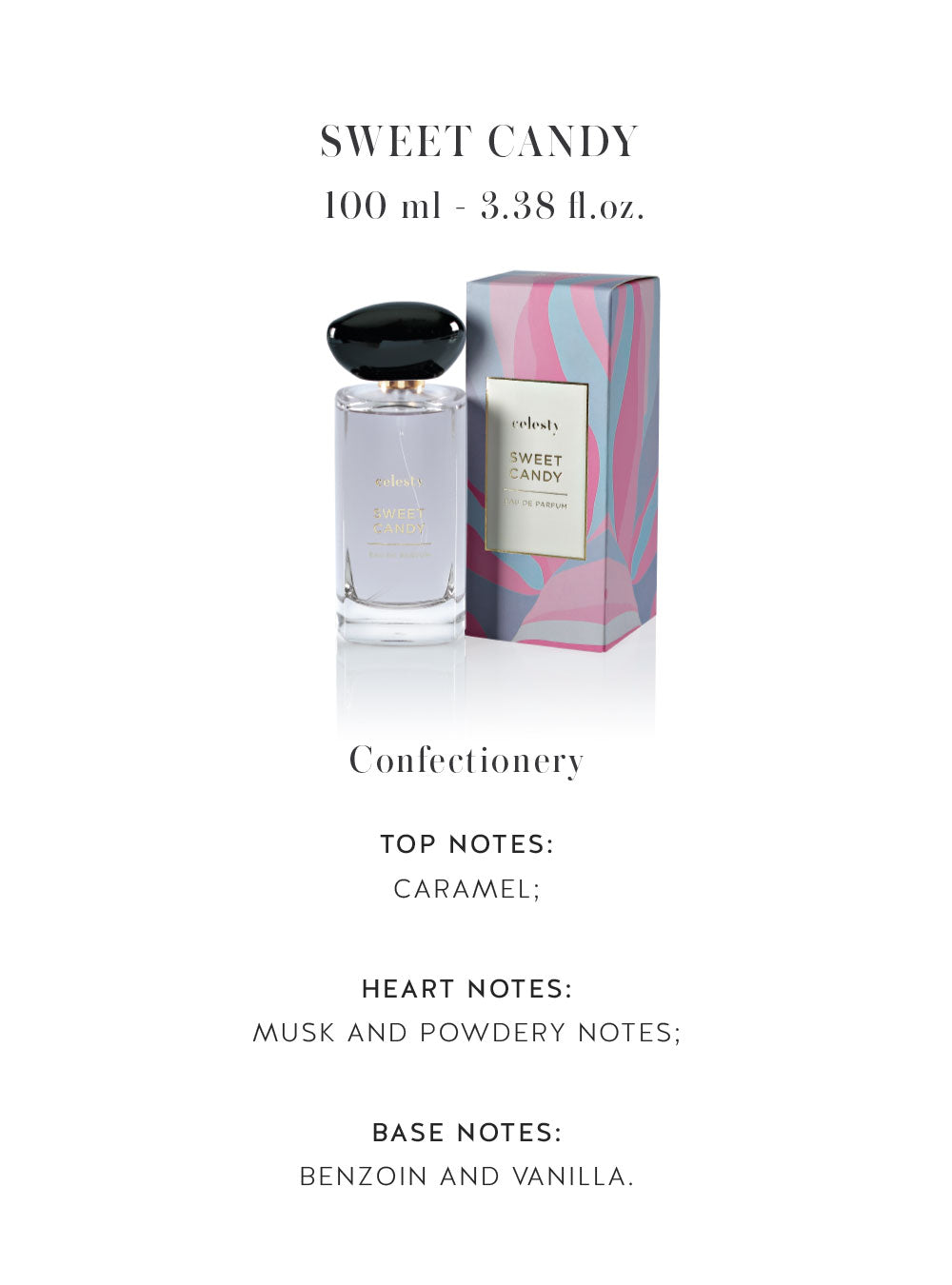 SWEET CANDY EDP - Floral caramel scent with musky vanilla base
