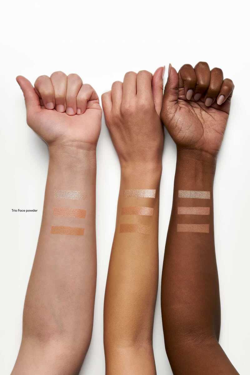 Nude Look Baked Trio Face Powder